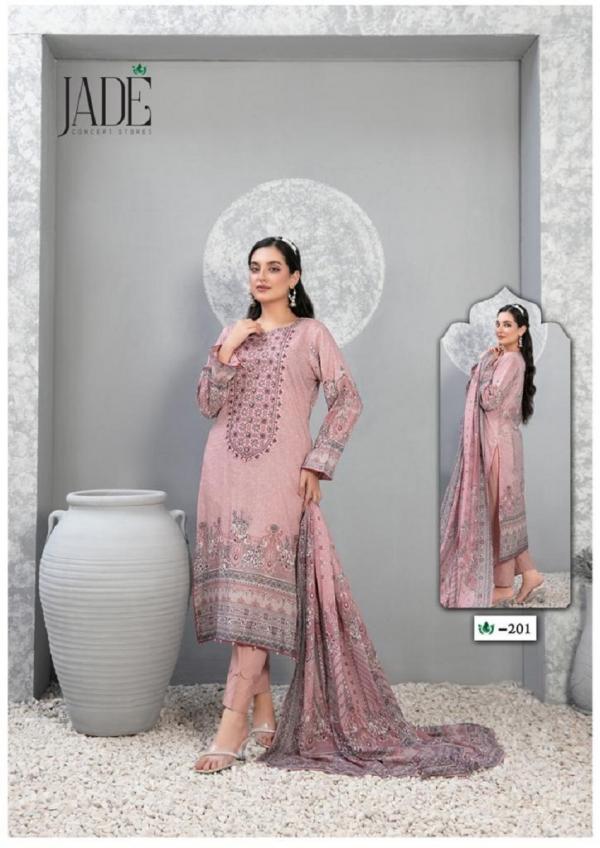 Jade Crimson Vol 2 Exclusive Heavy Lawn Dress Material Collection